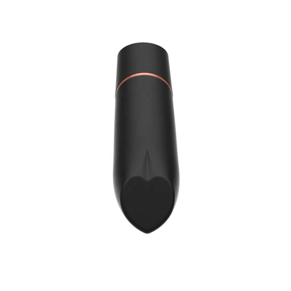 Attractive Mini Bullet Vibrator for Vagina Clitoris Nipples Stimulation,10 Vibrations Heart Shape Angled Lipstick Sex Toy Bullet