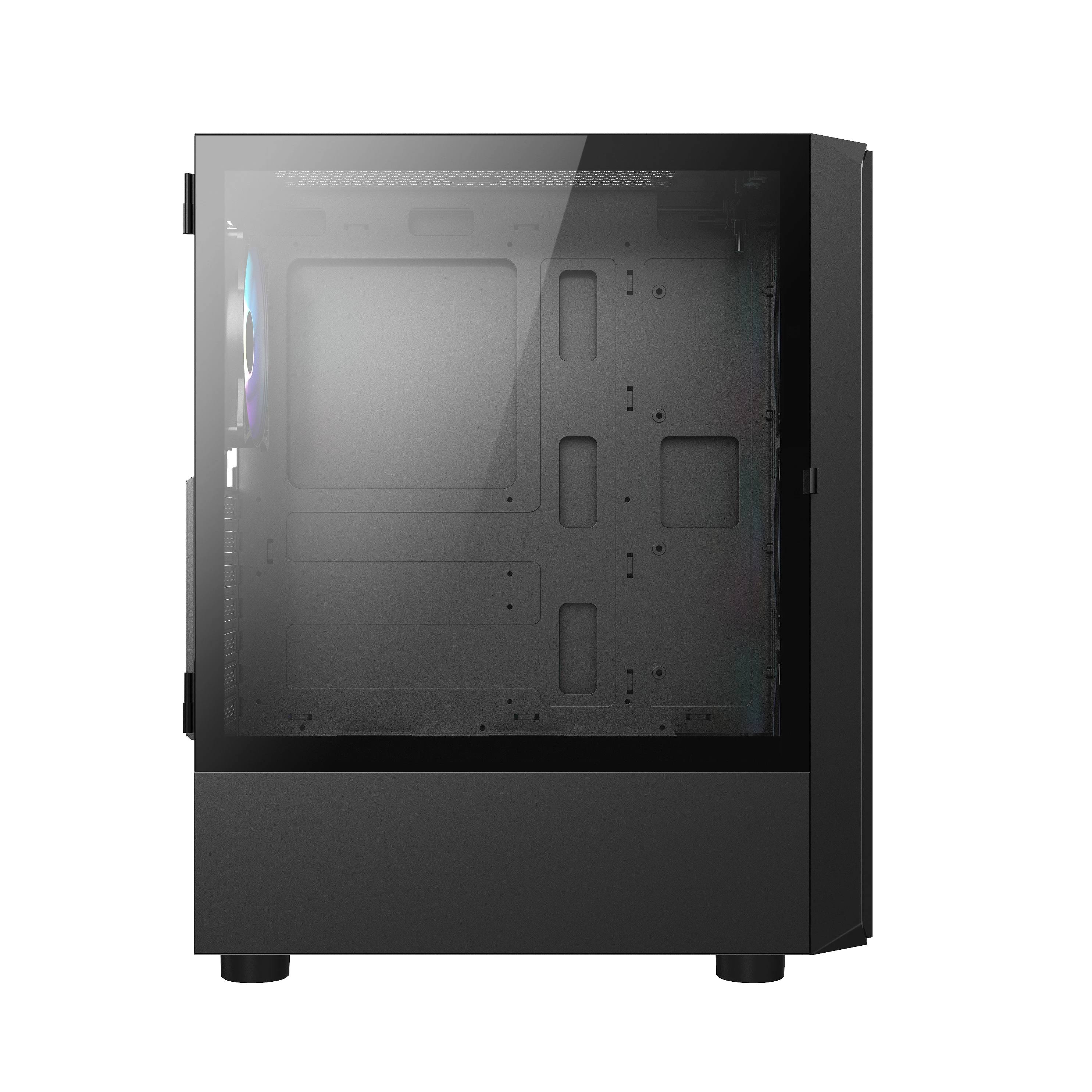 R21 Radiator Computer Pc Cases Towers Double Sides Glass Gaming case Tempered Glass or Mesh case Pc Gaming