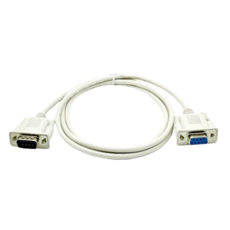 Coaxial RS232 Cable with DB9F Female to Female Connector Pure Copper Conductor PVC Jacket for Projector and DVD Player