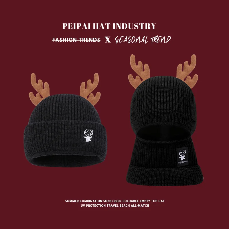 Wholesale Short Cuff Knitted Fisherman Beanie Cap Custom Private