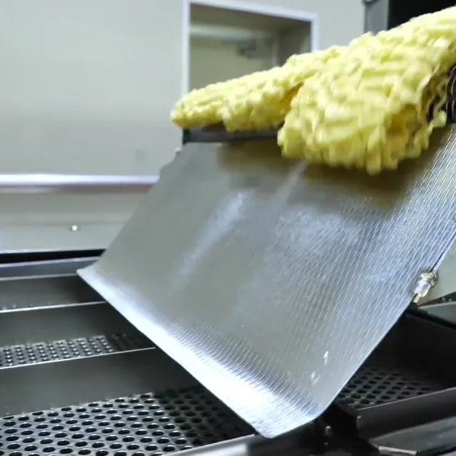SS304 Fuji High Open Area Bag Noodle Fryer Cell and Cover for Instant Ramen Making Machine