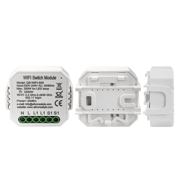 Smart Home Automation Internet Connected Power Switch 220v 1 Gang Mini Wifi Switch Module