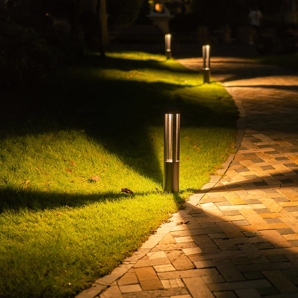 electric post lights for garden