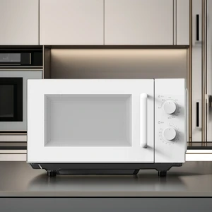 20L 24V 3-in-1 Microwave Oven with Grill Digital Mechanical Timer for Home Kitchen Countertop Electric Cooking