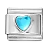 0177 Heart-Shaped Lake Blue Gemstone