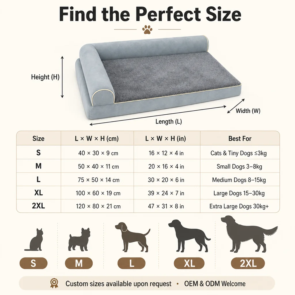 Neck Guard Velvet Pet Sofa Bed — Product details 5