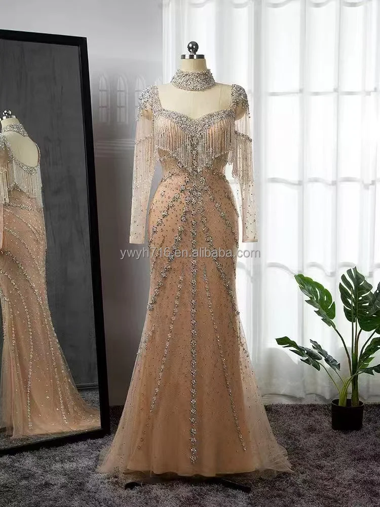 beige & white striped maxi dress reviews Jovani 04210 main image 0