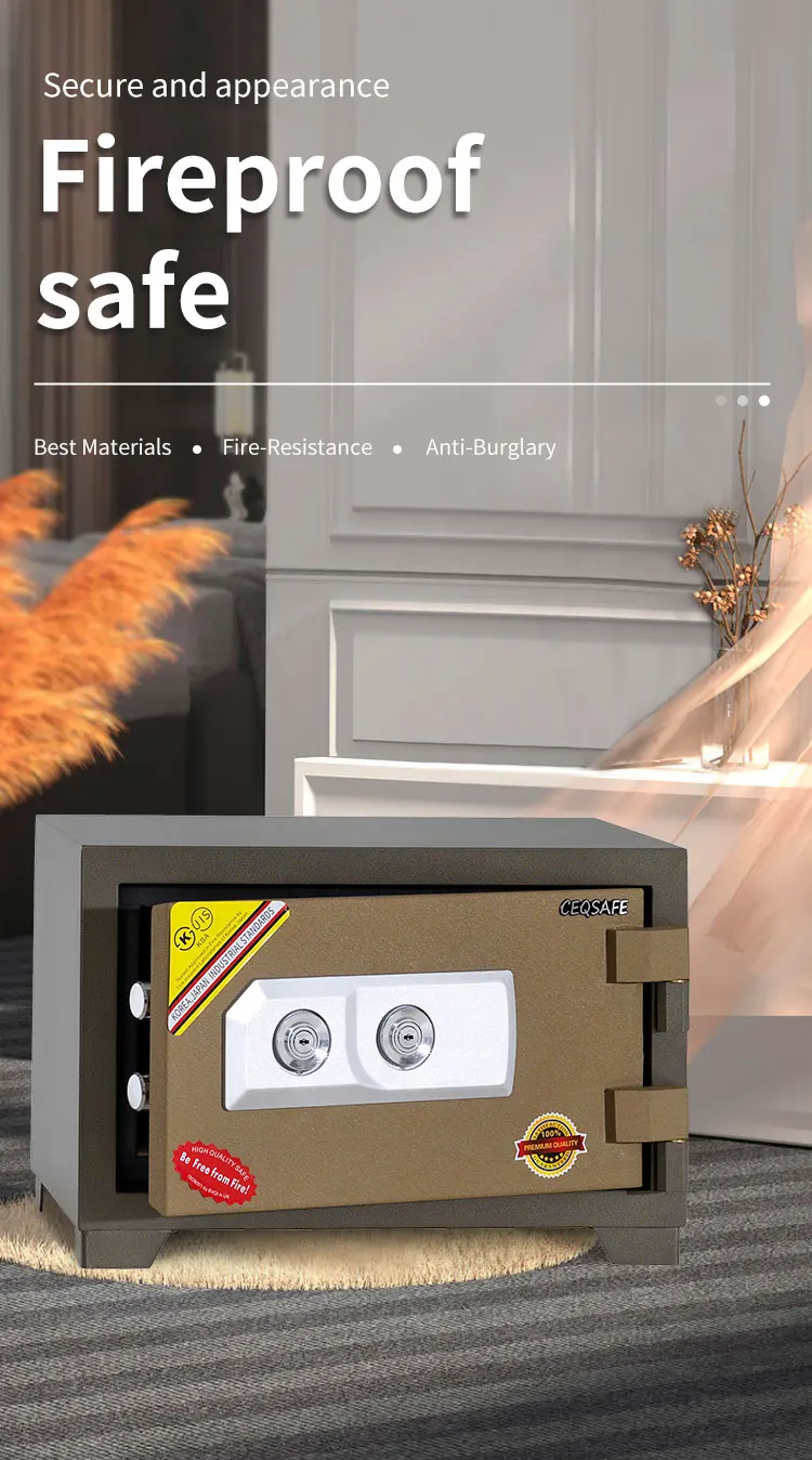 CEQSAFE High Quality Electronic Wall Anti-theft Mini Fireproof Booil Safe details