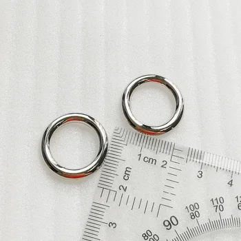 Wholesale Customized Metal Nickle Close Small O Rings Buckles Loops for Bag Accessories