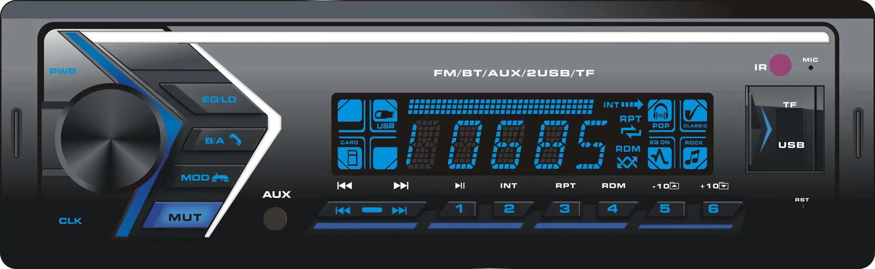 Jvcjvc Bluetooth Car Amp Aux Input With Mp3 Player Car Mp3 Player With