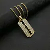 Gold single pendant