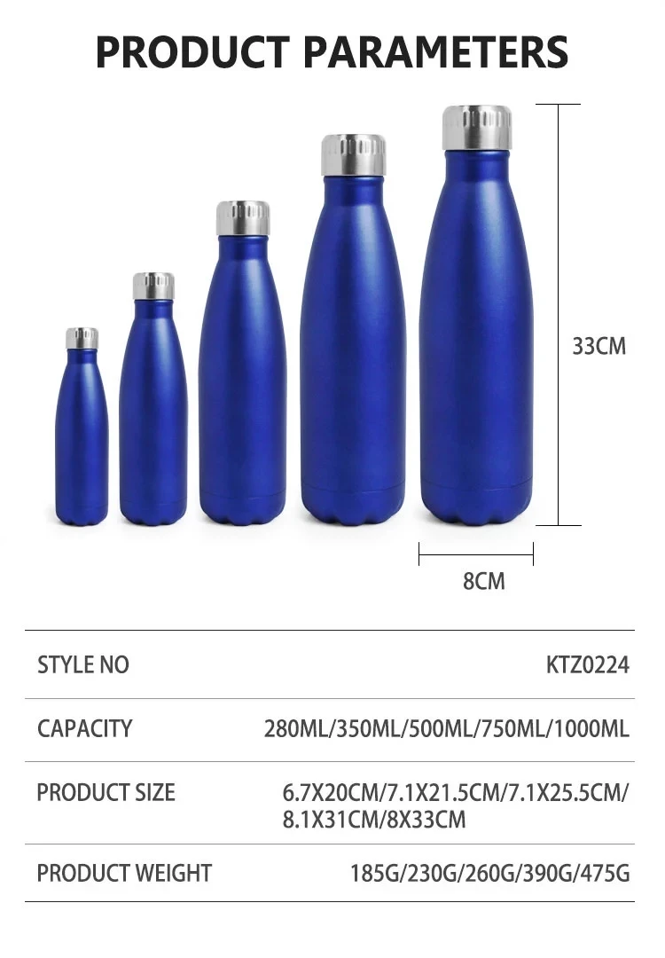 Wholesale 500ml/750ml Stainless Steel Double Wall Insulated Indoor&Outdoor  Leakproof Sports Protein Shaker Bottle - China Customized Logo Water Sports  and Stainless Steel Vacuum Insulated Tumbler price