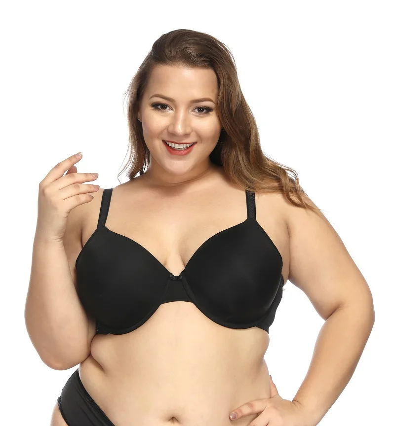 Big Adjustable Back Closure Comfortable Full Cup Super Plus Size Bra for Women