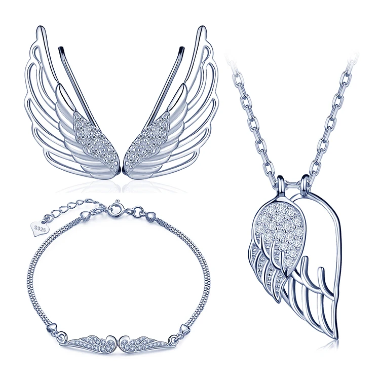 Angel Wings Ear Cuffs Bracelets 