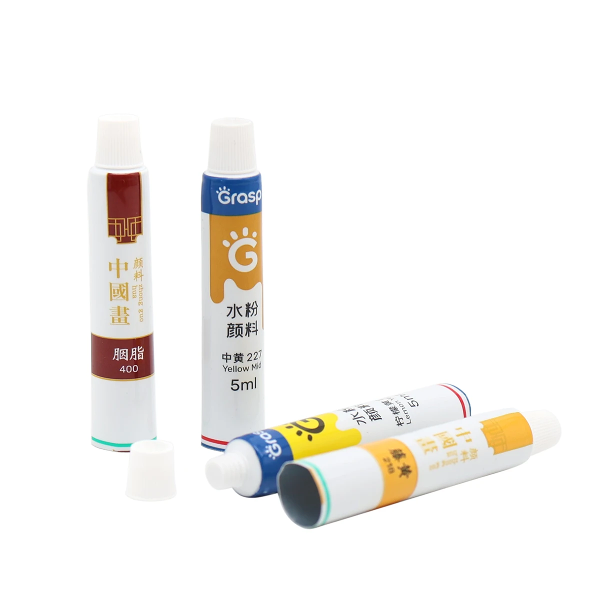 Factory Custom ABL Aluminum-plastic Packaging Tube Pigment Watercolor Tube Oil Painting Packaging Dye Container Packaging Tube