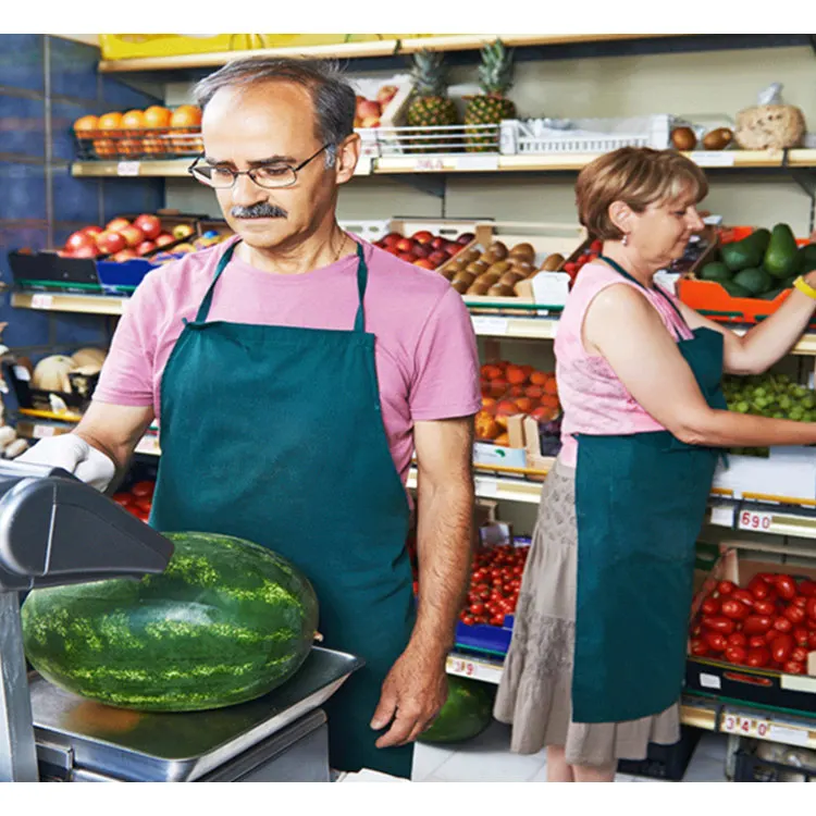Индивидуальная Униформа супермаркета, рабочая одежда, футболка-поло, фартук, рекламная униформа, рабочая одежда