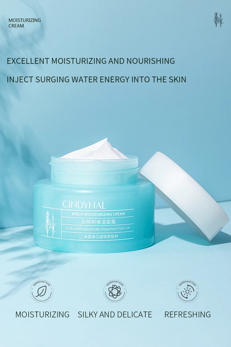 Cindynal Birch Moisturizing Cream Sodium Hyaluronate Imported From Uk ...