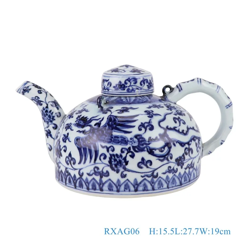 RXAG06景德镇青花瓷凤凰图案陶瓷茶壶水壶| Alibaba.com
