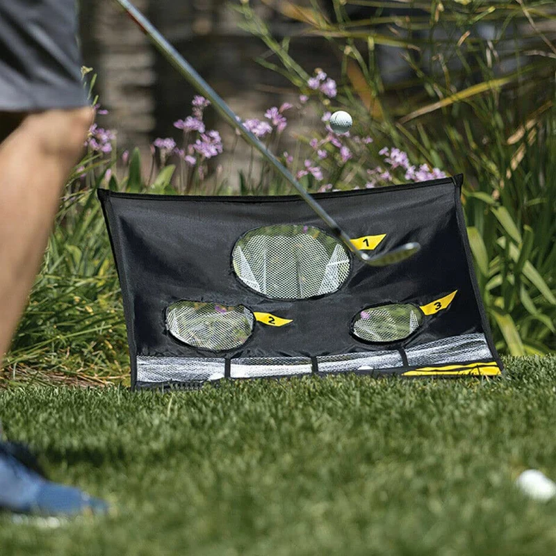Backyard & Indoor Practice Swing Game Collapsible Golf Chipping Net