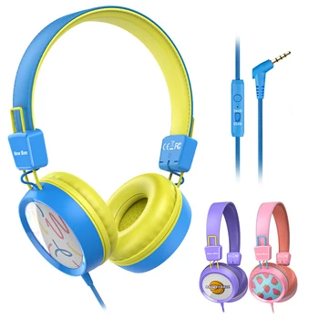 Cute Online Study Listen Music Gaming Headphone For Kids Headset With Stereo sound