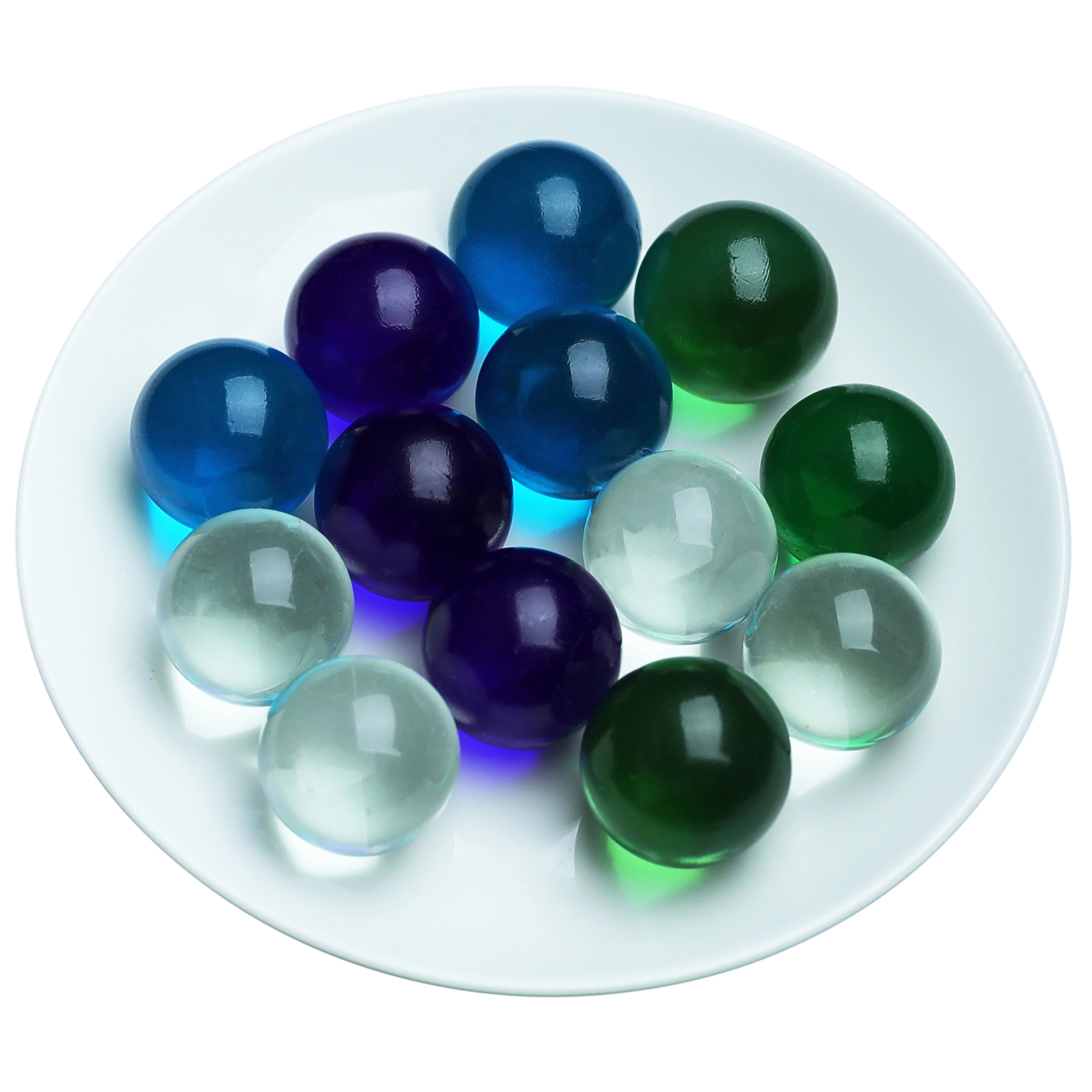 Оптовая продажа прозрачные разноцветные мраморные стеклянные шарики 14 мм 16 19 25 30