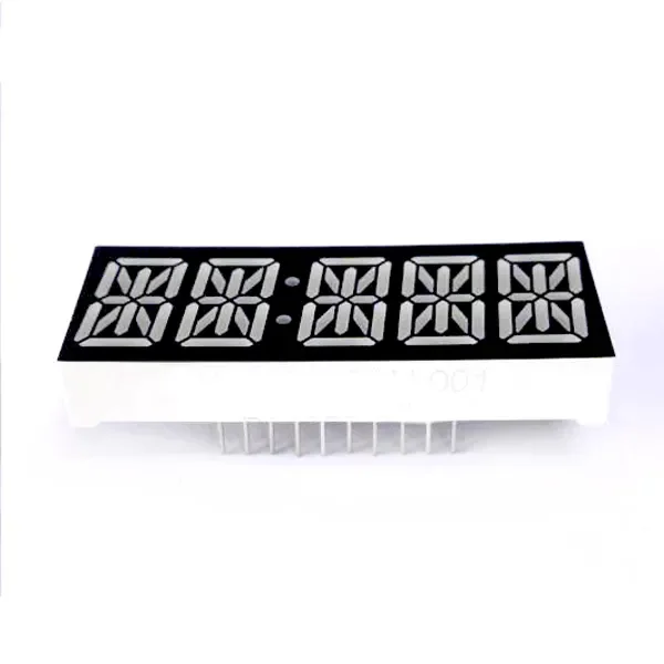 Red 0.54 Inch 14 Segment 5 Digit Led Alphanumeric Clock Display 16 Segment Led