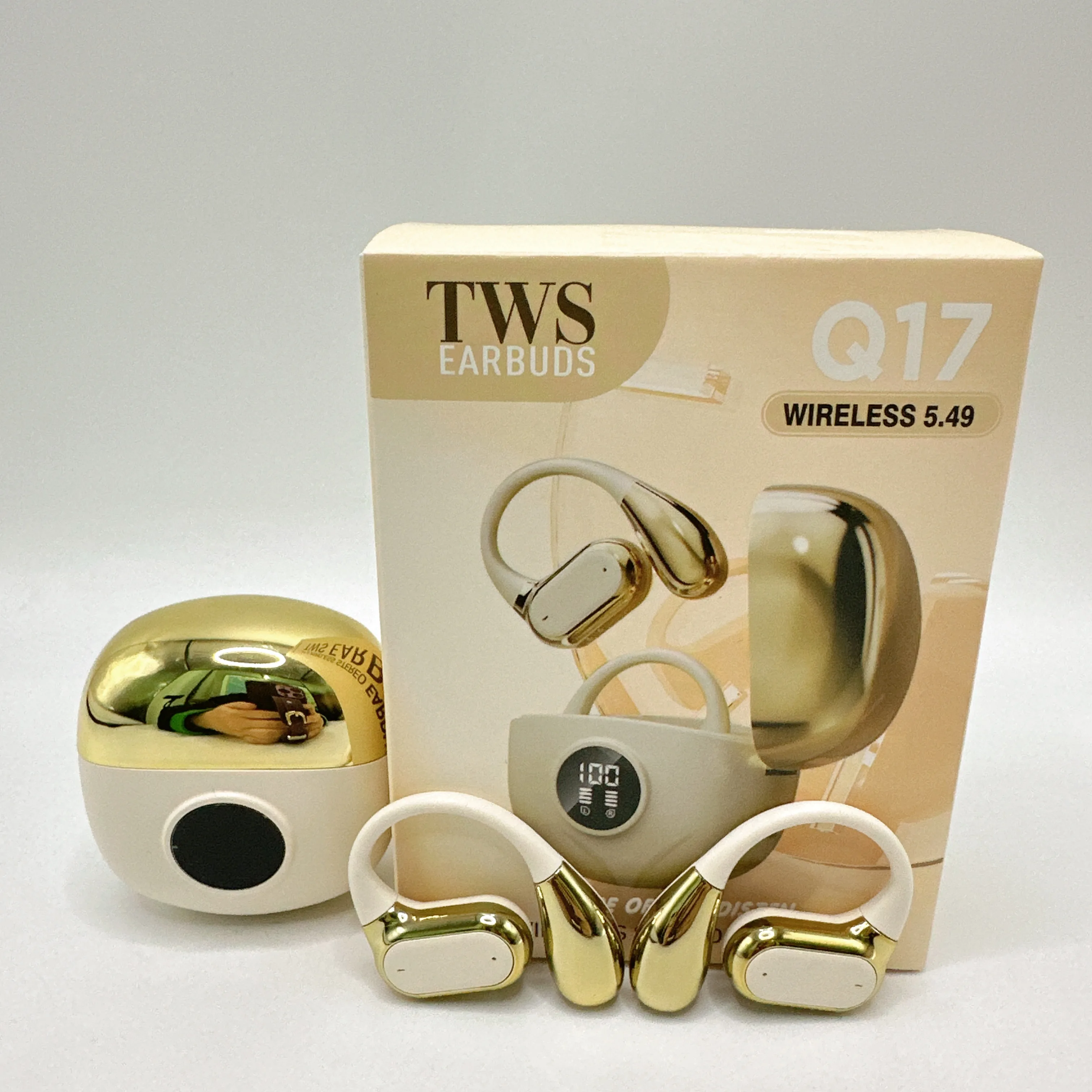 Earphones Apple Golden Airpods Gold Apple Earp GOLD COLOUR