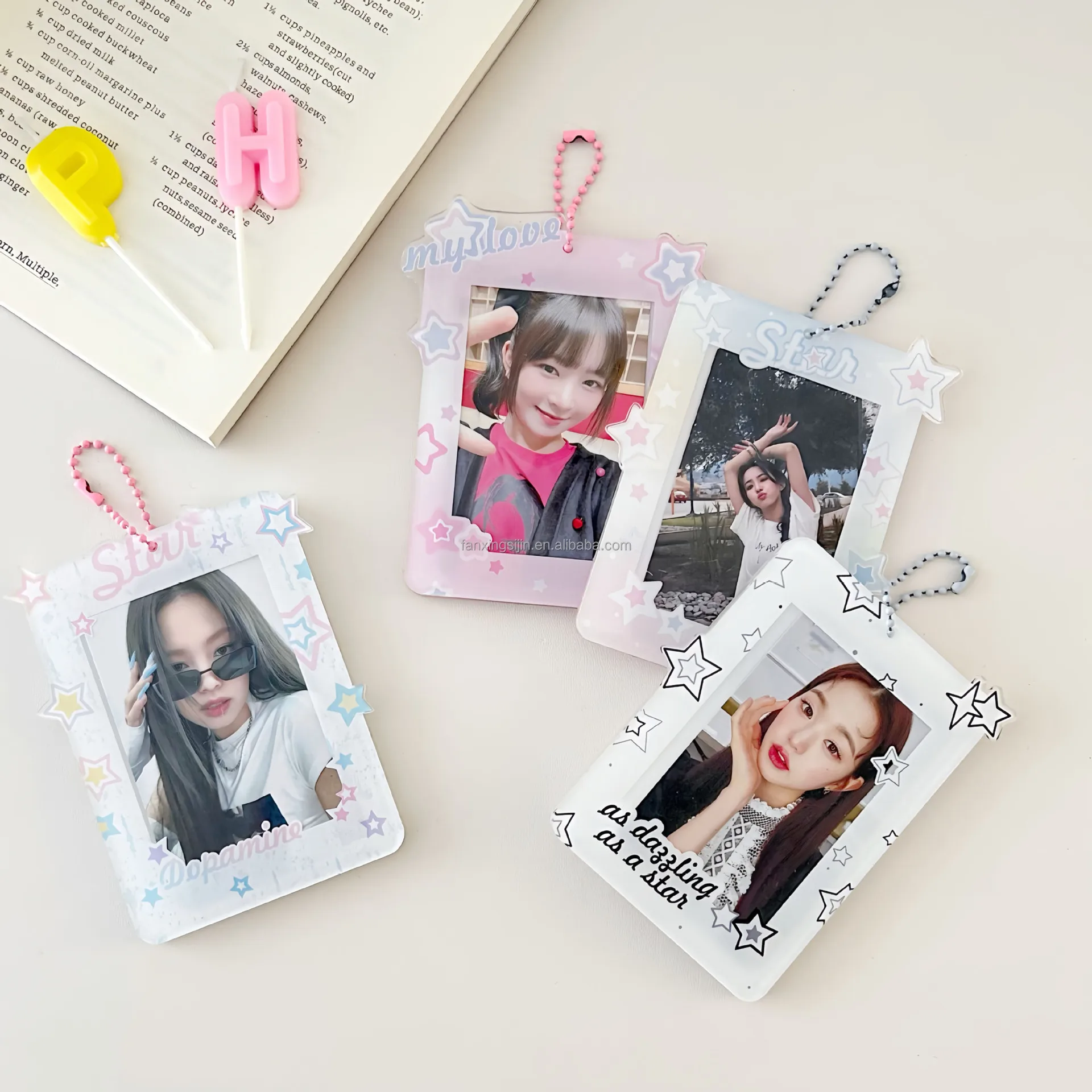 Low MOQ Custom Transparent Lomo Card PC Cardholder Plastic Kpop Case  Acrylic Photocard Holder