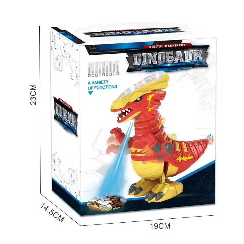 Electric Projection Interactive Toy Singing Mechanical Dancing Dinosaur with LightInteractive Educational Gift Toys