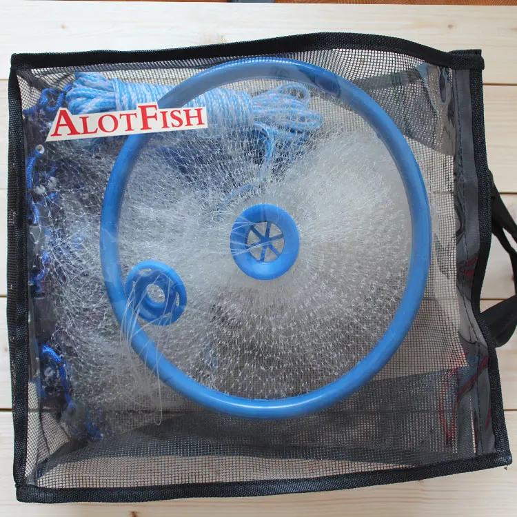 Aluminum Ring Easy Throw Cast Net - Efficient Fishing