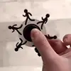 Hombre corriendo Fidget Spinner