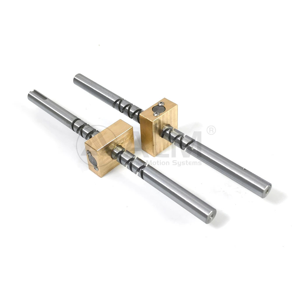 High Quality Standard Self-reversing Screw 20x20 Stroke 100mm Length 330mm Reciprocating Lead Screw with C45 Black Coating Nut