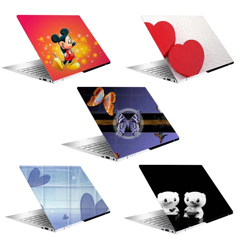 Полностью наклейка для ноутбука кожаный чехол