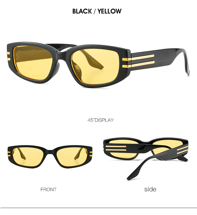 Sunglasses For Women SOJOS Trendy Y2K Rectangle Polarized Men