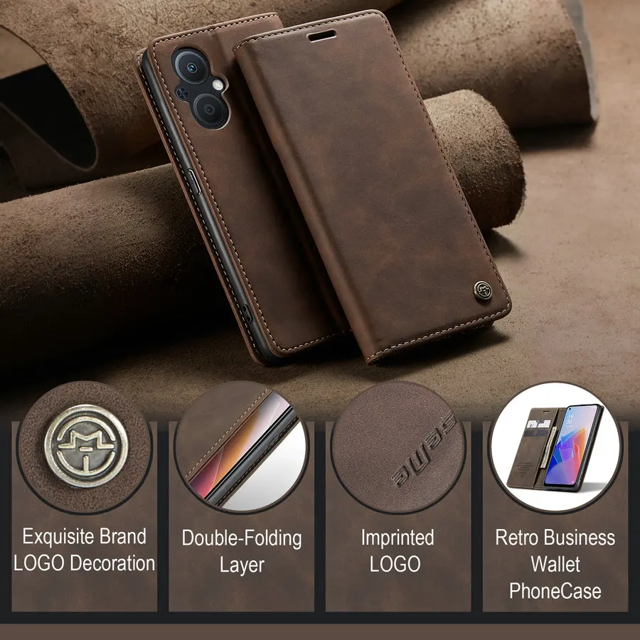 HONLEN Custodia Portafoglio Per OPPO A98 5G Con Stampa Mandala - Copertina In Pelle PU Con Slot Per Carte, Supporto E Chiusura Magnetica - Antigraffio E Antiurto - 5
