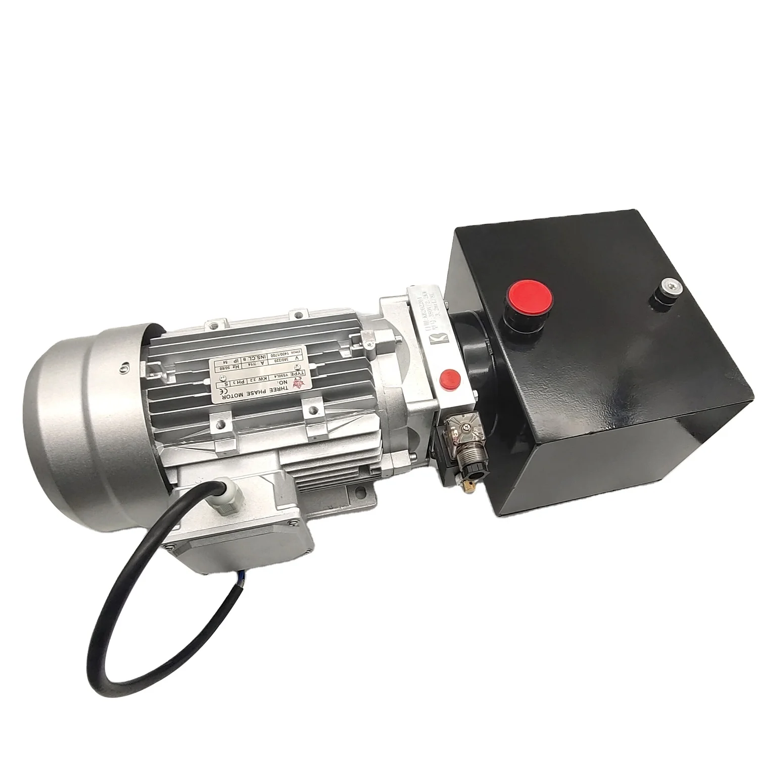 12V Hydraulic Power Unit - 8 Quart Single Acting Pump For Dump Trailers & Car Lifting Systems