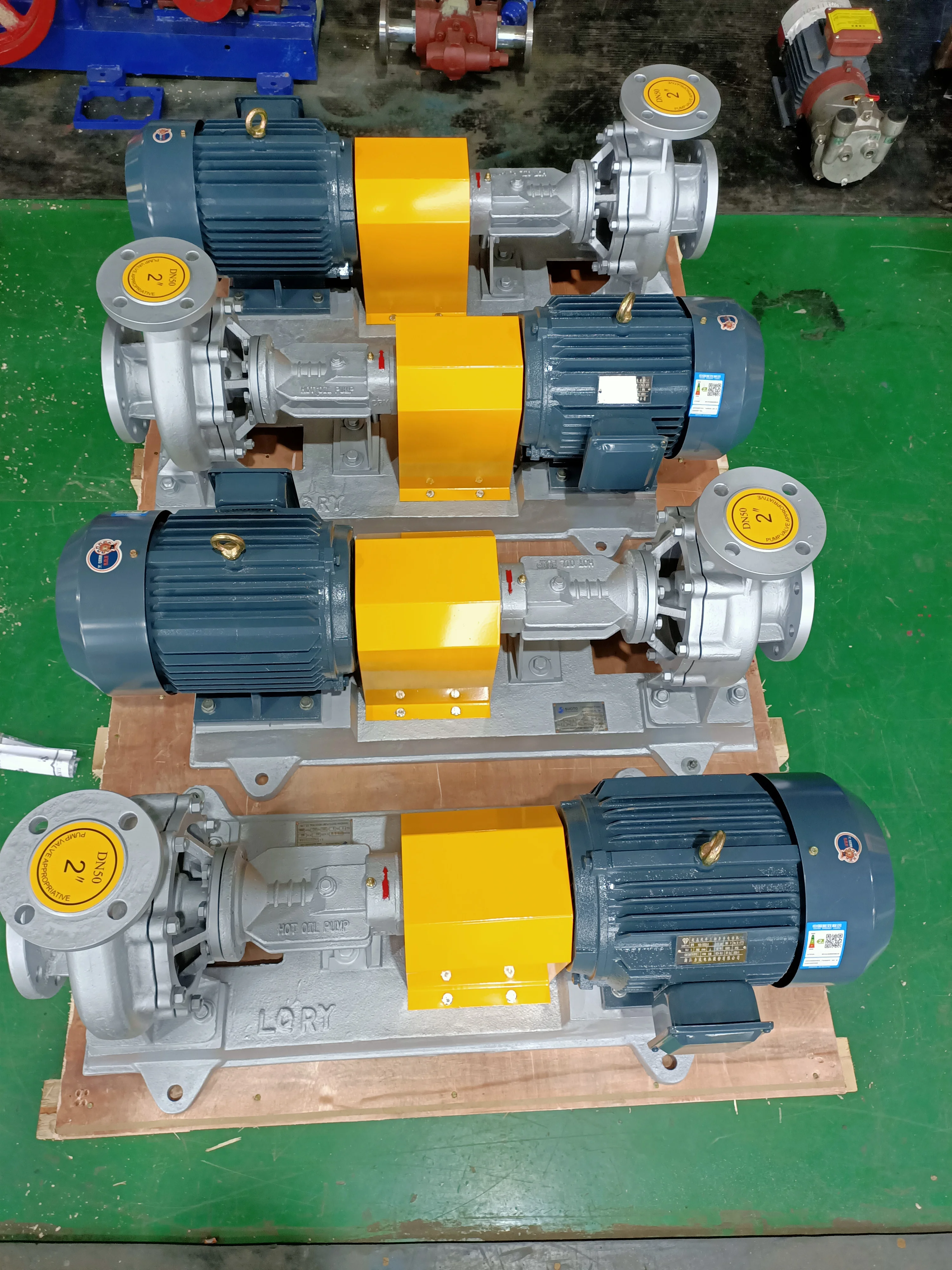 OEM Certificated High Temperature 350 Degree LQRY Cooking Olive Oil Pump  Thermal Hot Oil Circulation Pump