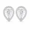 Moissanite + Certificato GRA Placcato Oro Bianco - KE149