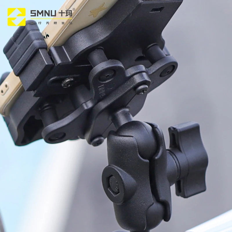 Mobile Phone Holder Motorcycle Ball Head Hose Phone Stand Holder for Motorcycle Phone Stand Rhombus Ball Head Base