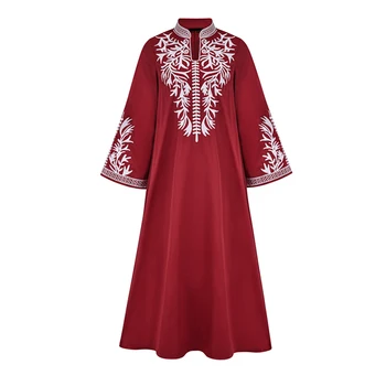 Girls Dress High Quality Cotton Jersey Abaya Fashion Turkish 2020 Muslim Dresses