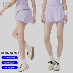 Roregal Lightweight Breathable Women's Yoga Shorts Quick Dry Workout Sport Running Shorts With Pockets