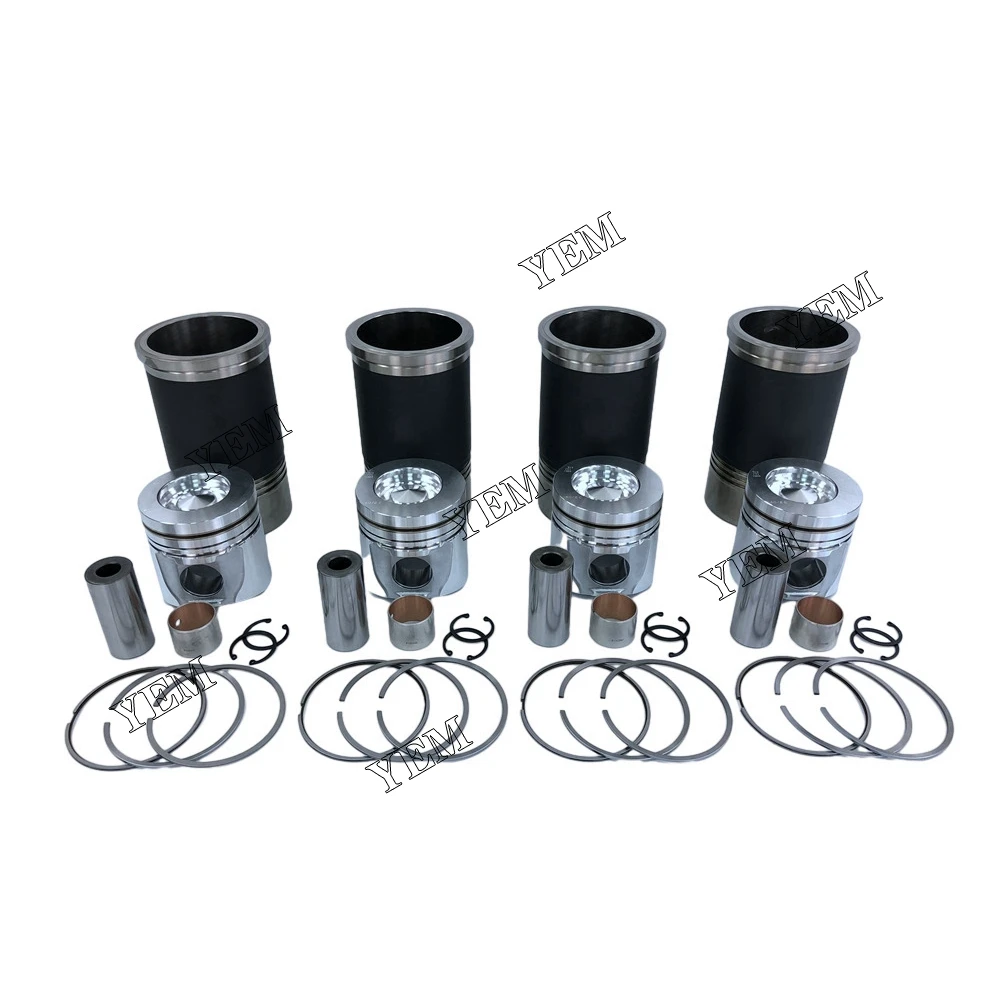 Liner Kit With Cylinder Engine Piston Ring Liner For Liebherr R924 Machinery Engine Parts