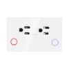 Tuya Zigbee- ปลั๊ก US ไม่มี USB- แผงกระจก