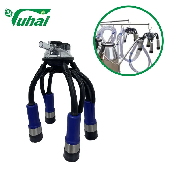 مجموعة كاملة لكؤوس حلب البقر بسعة 240 سي سي مع مضخة فراغ لماكينة حلب الحليب