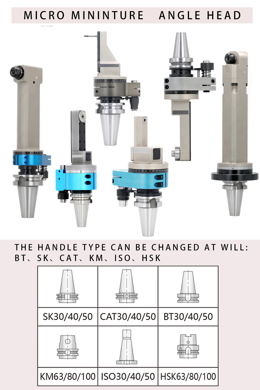 90 Degree Angle Milling Head BT40 ER25 - Precision Tools