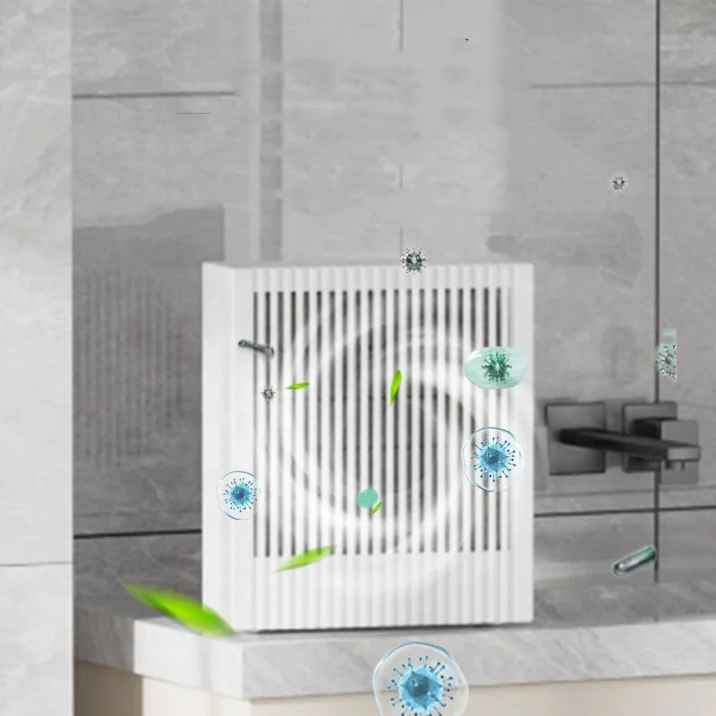 Vertical Slat Air Purifier Silent Ionizer with Multi-directional Vents Energy-Saving Air Freshener for Bedroom Bathroom Toilet