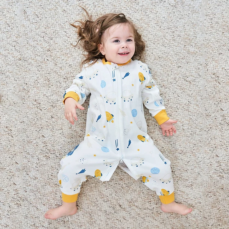 Baby Sleeping Bag With Legs Soft And Breathable Organic Cotton Newborn ...