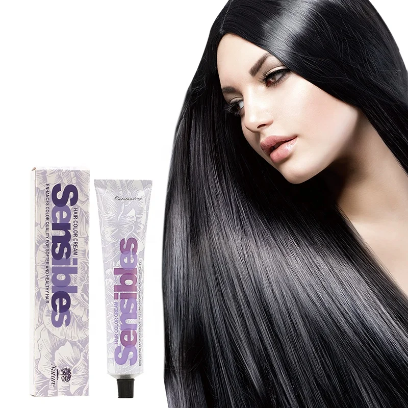 Wholesale Price Hot Selling Long Lasting Low Ammonia Fashion Sensibles Hair Dye Color Cream Professional Salon Use