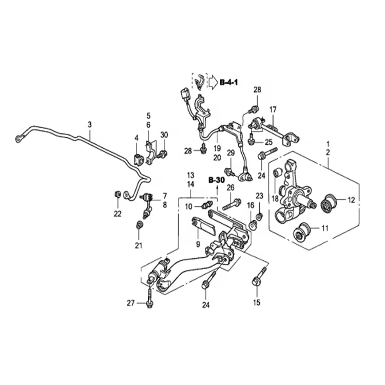 OEM 52390-S5A-A10 Control Arm for HONDA - Front Suspension