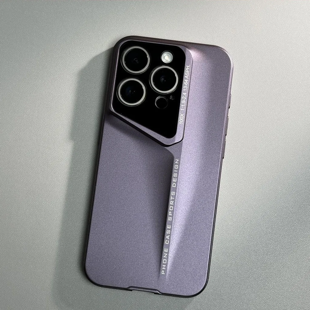 Slim Fit Exquisite Personality Cool Shockproof Wireless Charging Phone Cover for iphone 14 15 16 Pro Max case